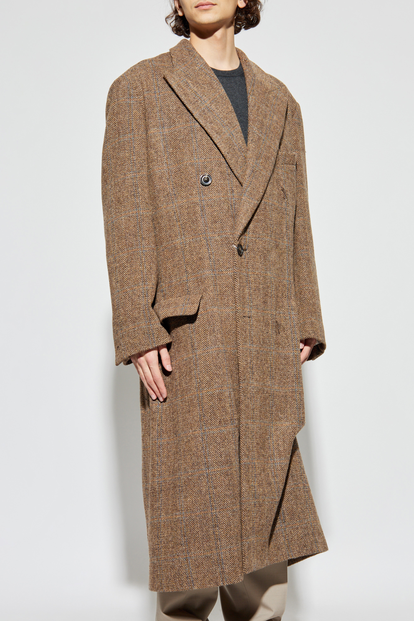 Maison Margiela Double-breasted coat with a single vent | Men's